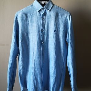 Linen/Cotton summer button down